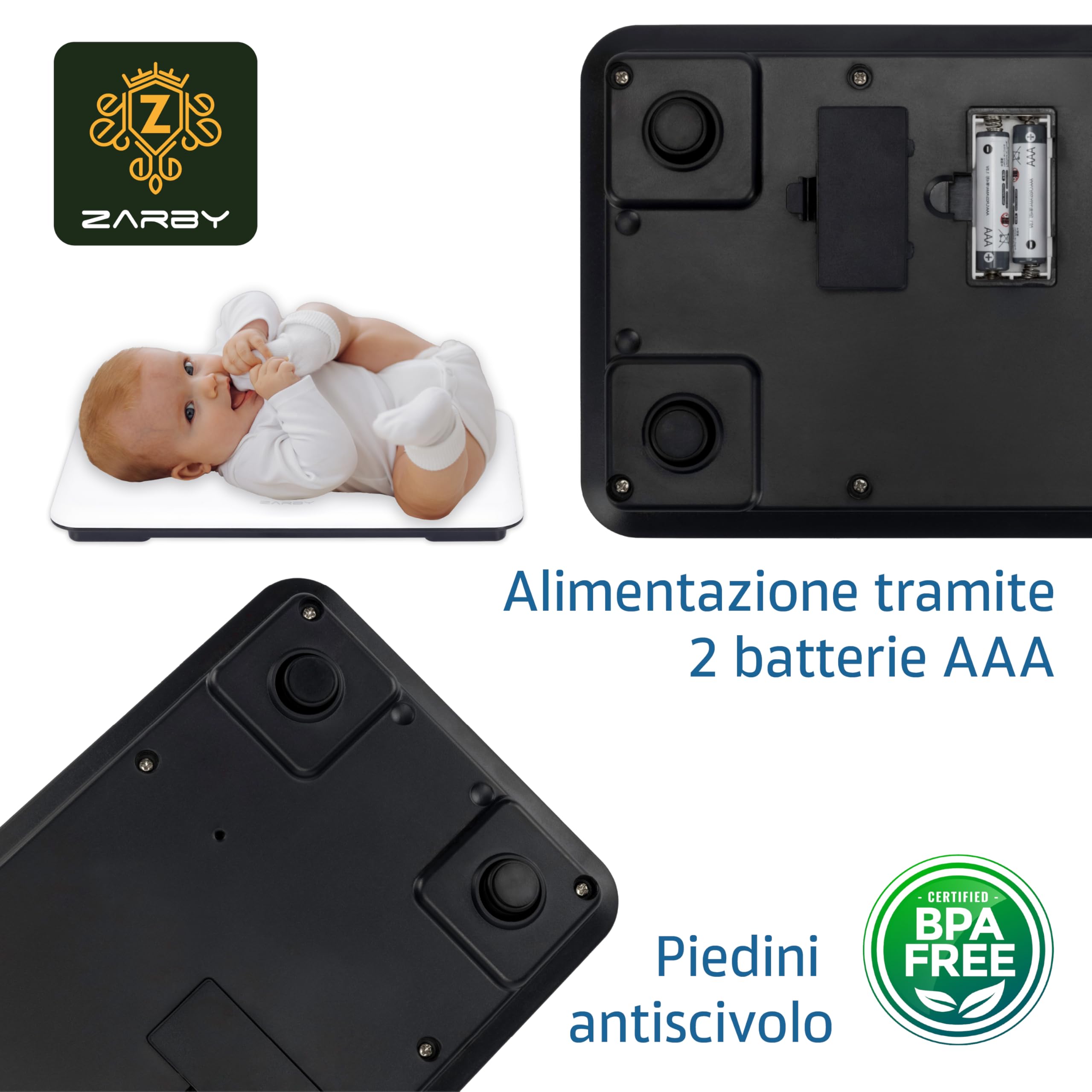 Bilancia Neonato – Precisione Professionale, Display Retroilluminato e Funzioni Intelligenti