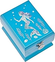 Vista 1 de MADDesign Mother of Pearl Joyero de dos niveles extraíble bandeja de anillo sirena