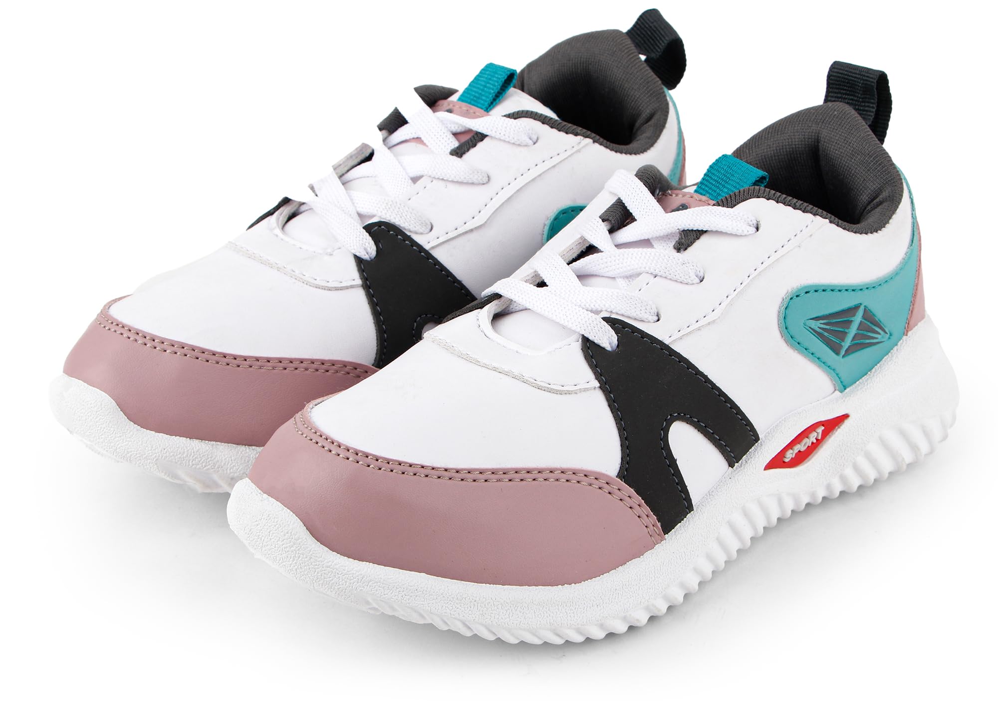 RU SHAZZ Casual Shoes for Kids Boys & Girls Laceup Light Weight Sneakers for Children-Size-3,Color-Rose Gold (B0C4FLZWYK) Amazon Price History, Amazon Price Tracker
