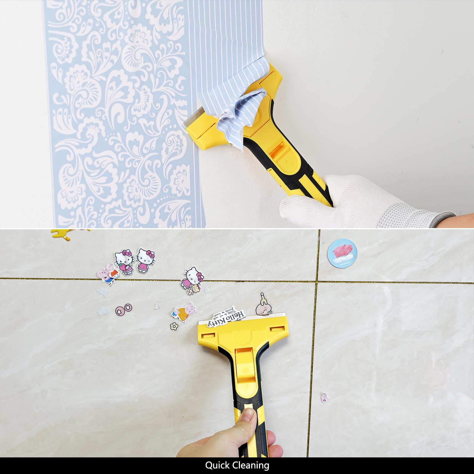 20 Lame Raschietto In Acciaio Carbonio - 100mm Per Pulizia Vetri, Vernici E Adesivi - Set Completo Con Scatola - Foto 9