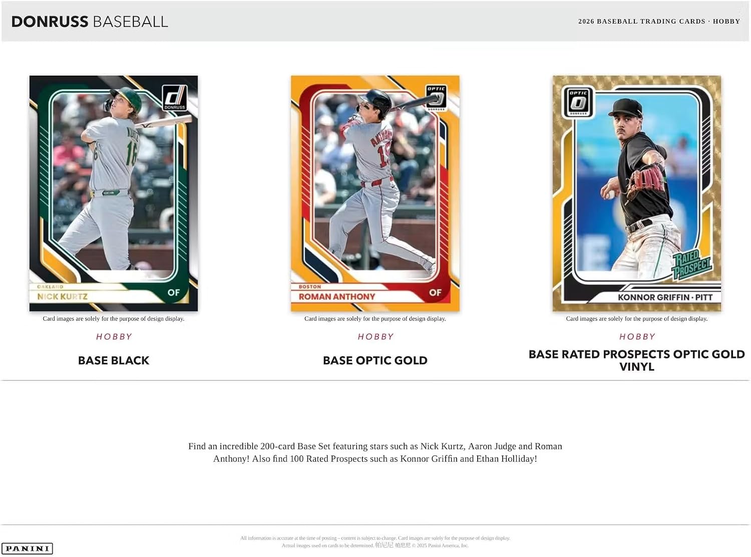 2026 Panini Donruss Baseball Hobby Box