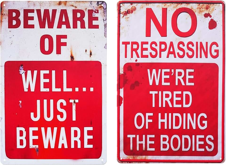 funny door signs