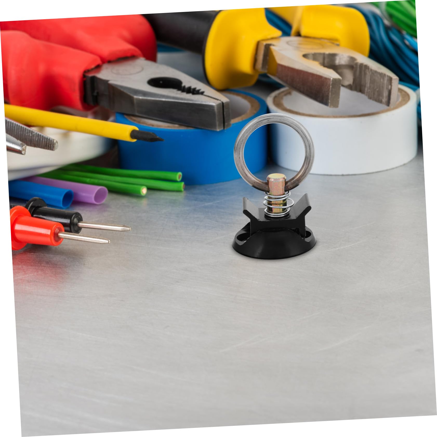 Kit de Punto de Anclaje de Liberación Rápida para Asegurar Carga en Maletero Redondo con Accesorios de Aluminio y Acero Inoxidable para Transporte Seguro y Versátil
