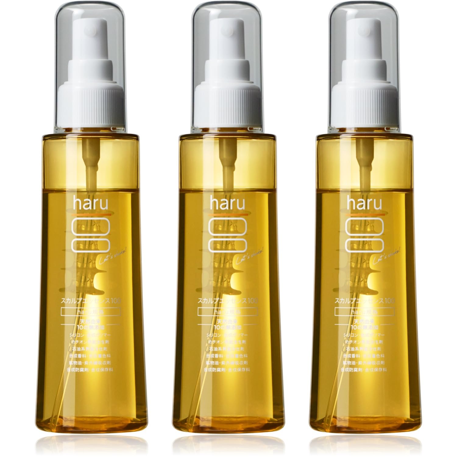 HARU(ハル) Medicinal Scalp Essence 100 3-piece Set 130ml (Approximately 2 Months Supply) Medical External Product Women's Hair Growth Treatment Ladies Hair Growth Treatment : Beauty
