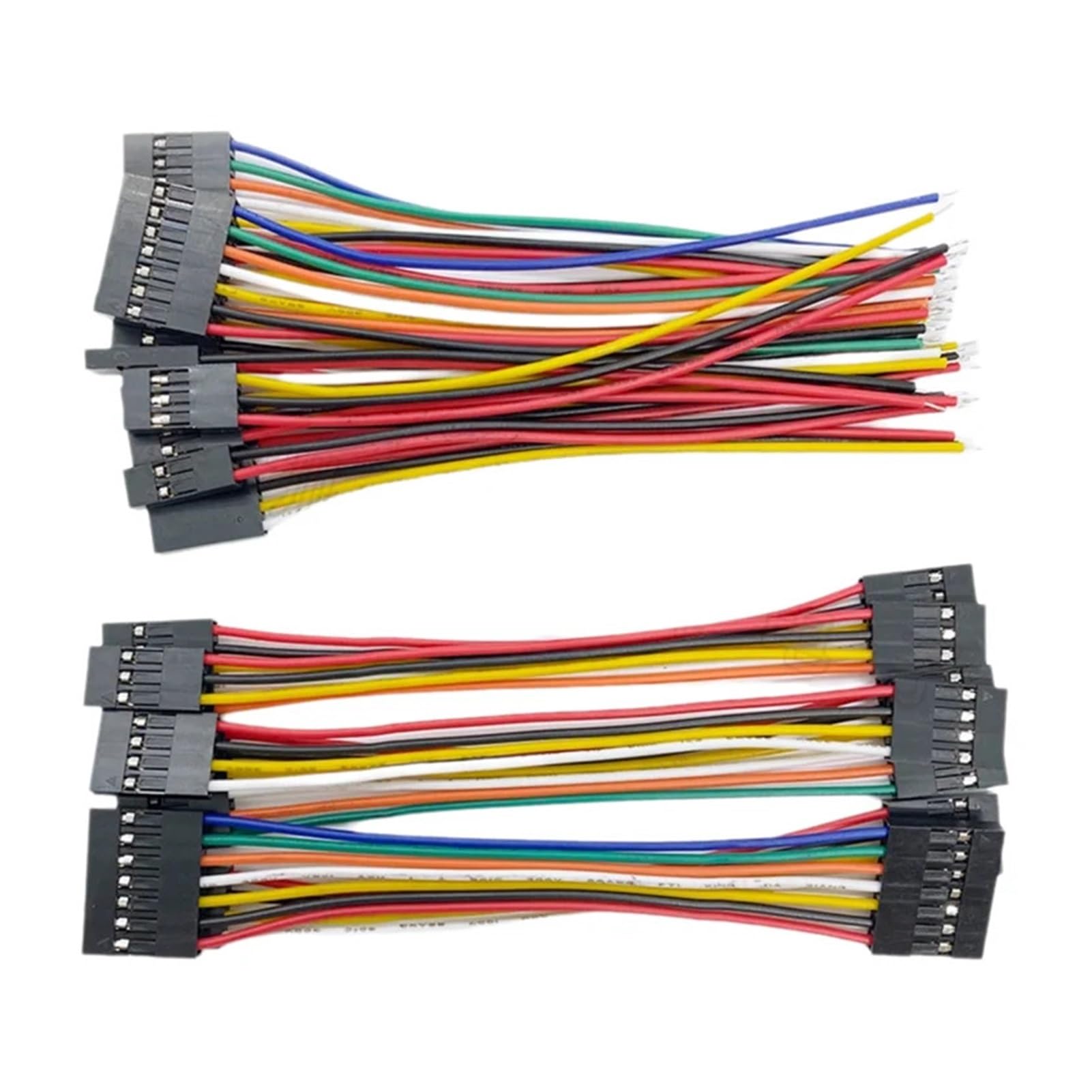 Cable de puente Dupont de 10 piezas, paso de 2,54 mm 2-10 pines 26 AWG