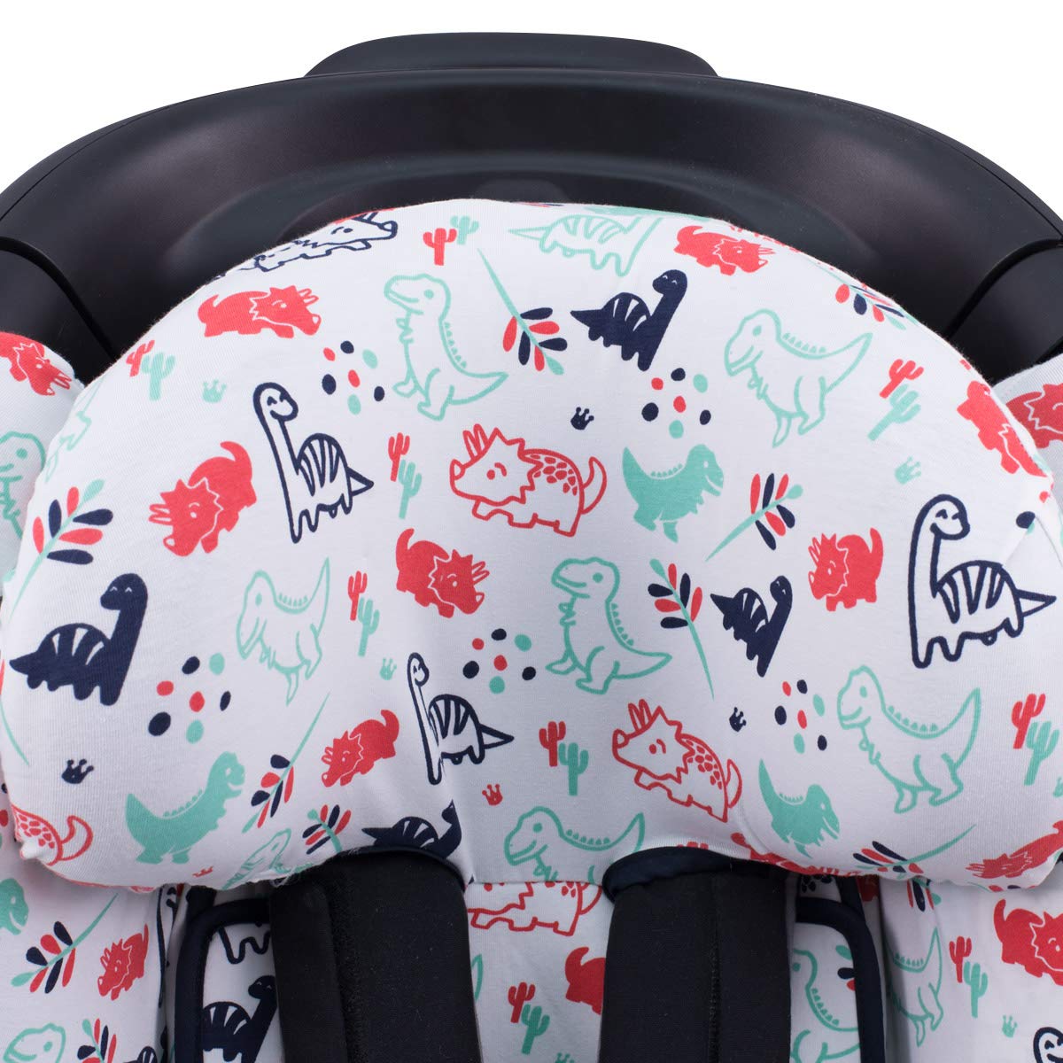 JYOKO Kids Housse pour siège Auto bébé en Coton Compatible avec Bébé Confort AxissFix (Dino Party)