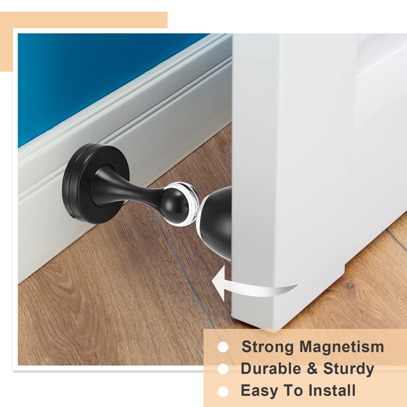 Amazon.com : Shimeyao 8 Pack Magnetic Door Stop Floor Mounted Door