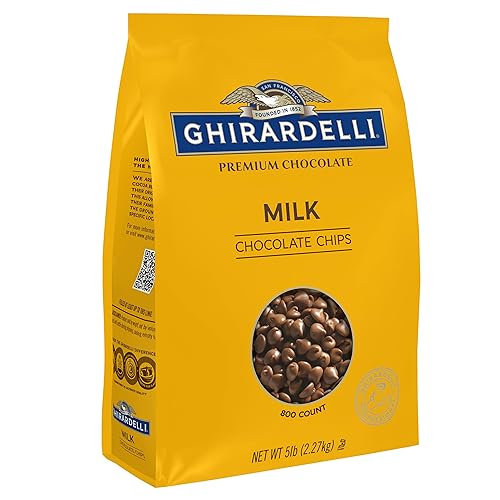 Miniatura 5 de Ghirardelli Chocolate Company - Chips de chocolate con leche, 800 por libra, bolsa de 5 libras (paquete de 1)