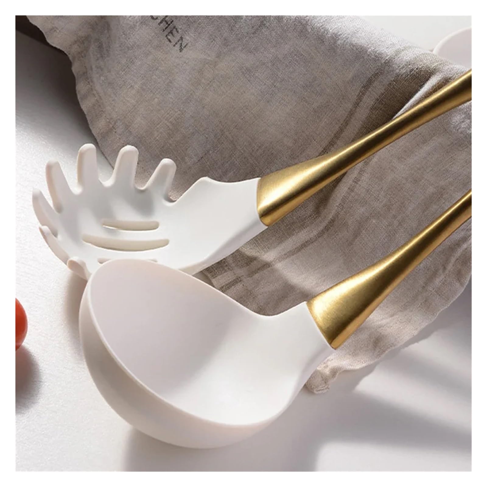 Generico Utensili da Cucina, Utensili da Cucina in Silicone con spatola for Paletta for scolapasta(8pcs)