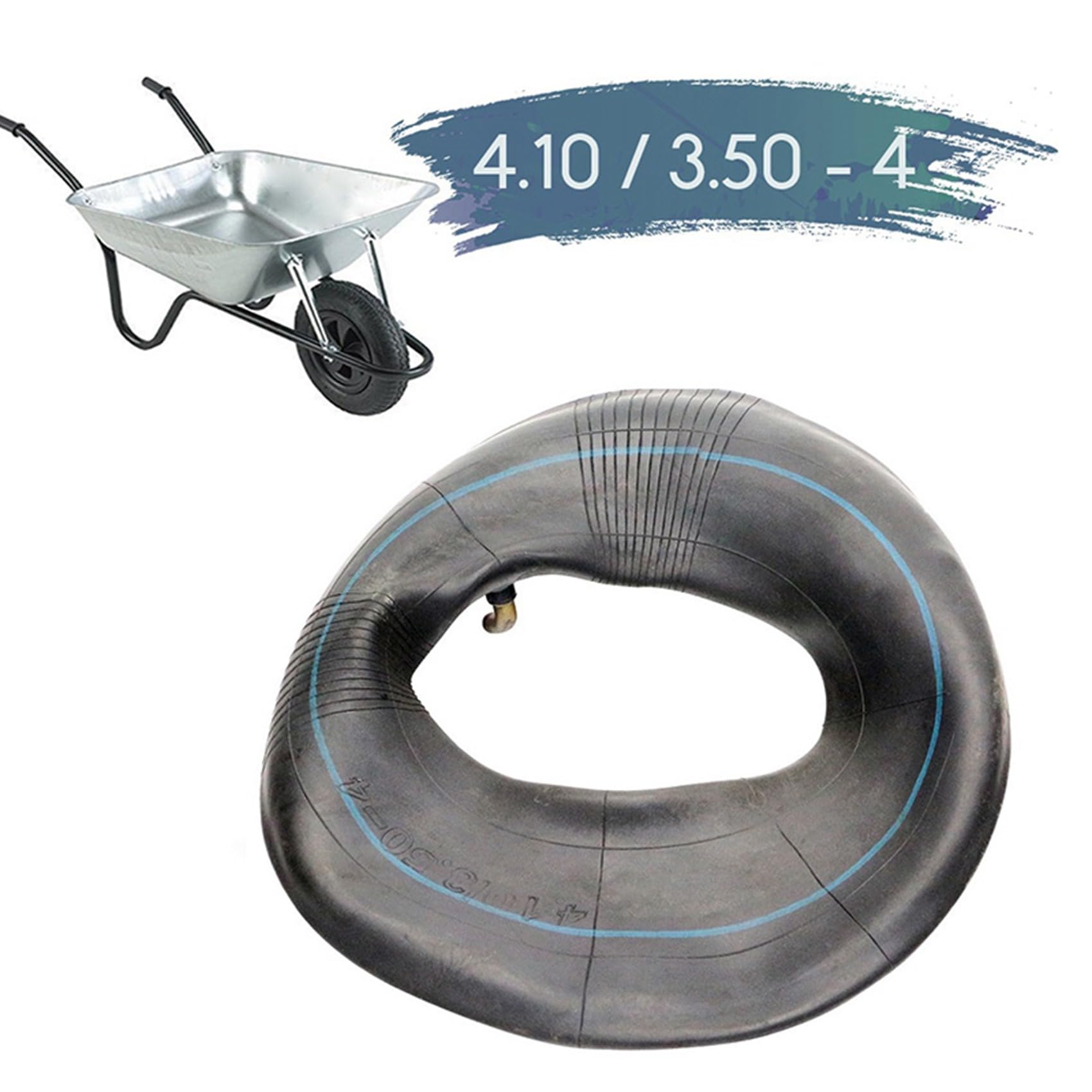 5X 4.10/3.50-4 Camera d'Aria per Carriole, Trattori, Falciatrici, Scooter Elettrico Un Tre Ruote Ruote ATV