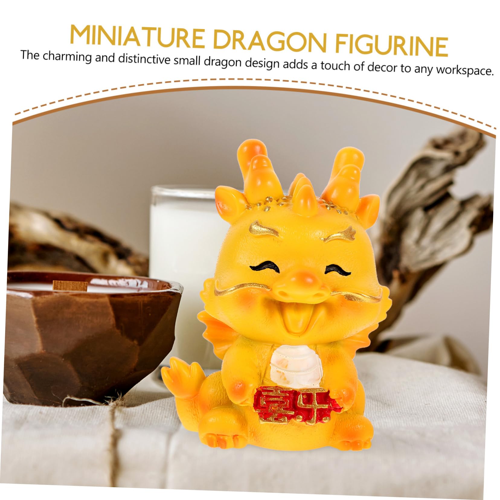 Amazon.co.jp: Toyvian 樹脂製ドラゴンの像 デスクトップ用置物 屋内