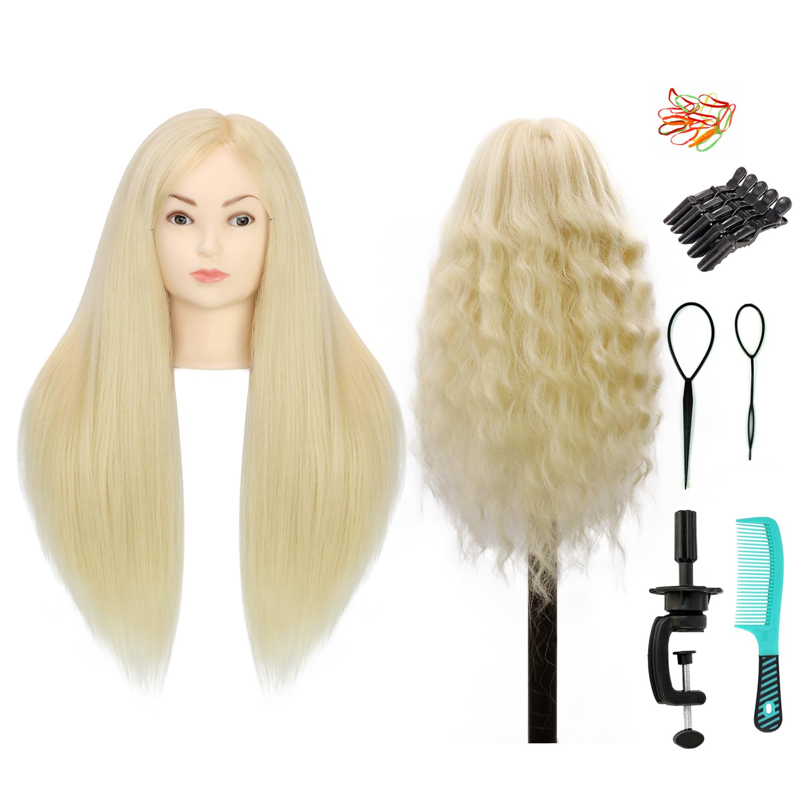 WDQXCQA Mannequin Head Human Hair - training heads | Mubboo