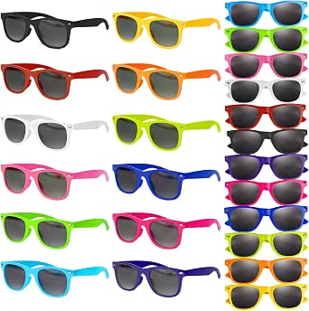 Lot De 5 Lunettes De Soleil Multicolores Pour Fille - Très Mignonnes, état EUC