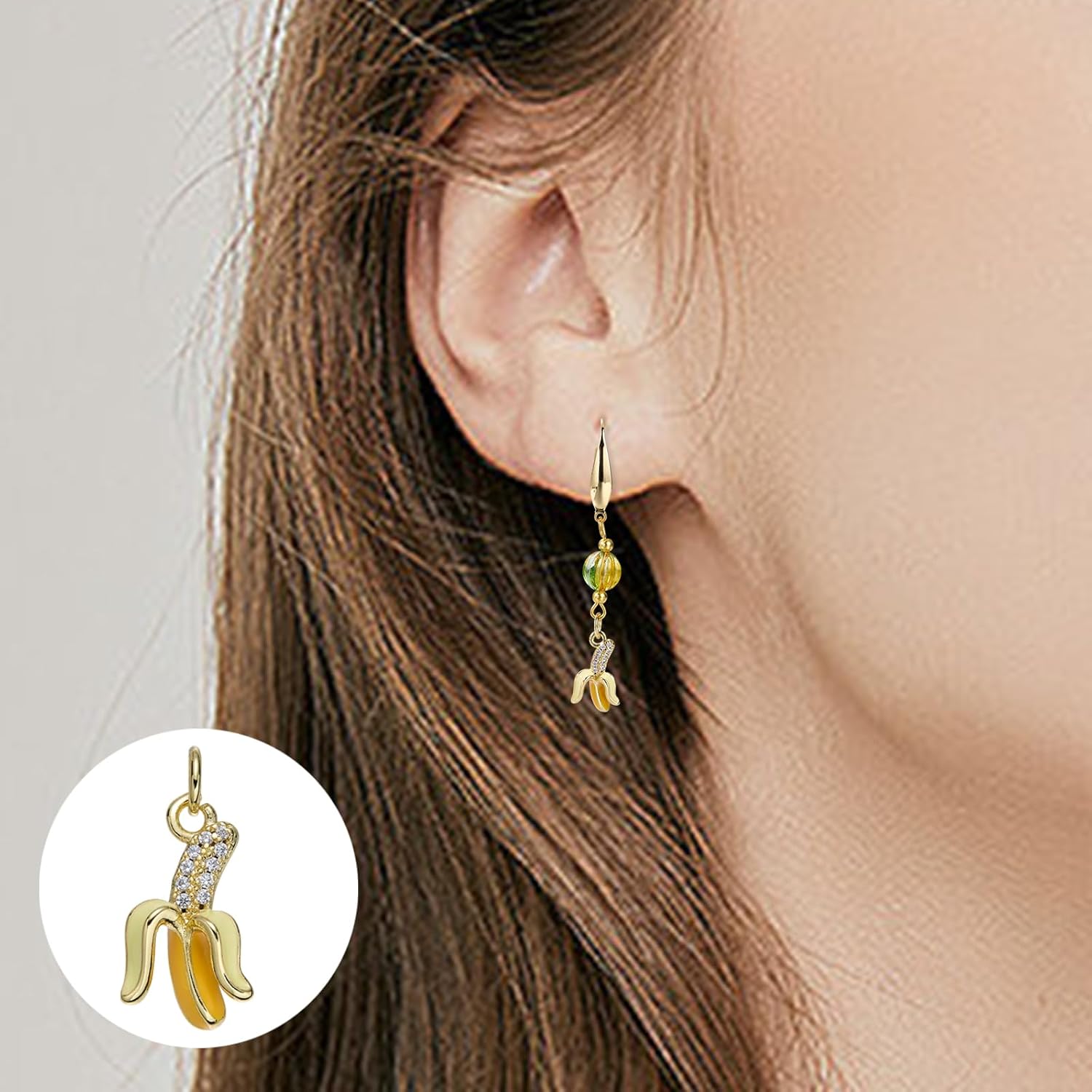 5-12Pcs Charms for Jewelry Making Real 18K Gold Plated Charms Cubic Zirconia Charm for Earring Bracelet Necklace Jewelry Making - Image 7