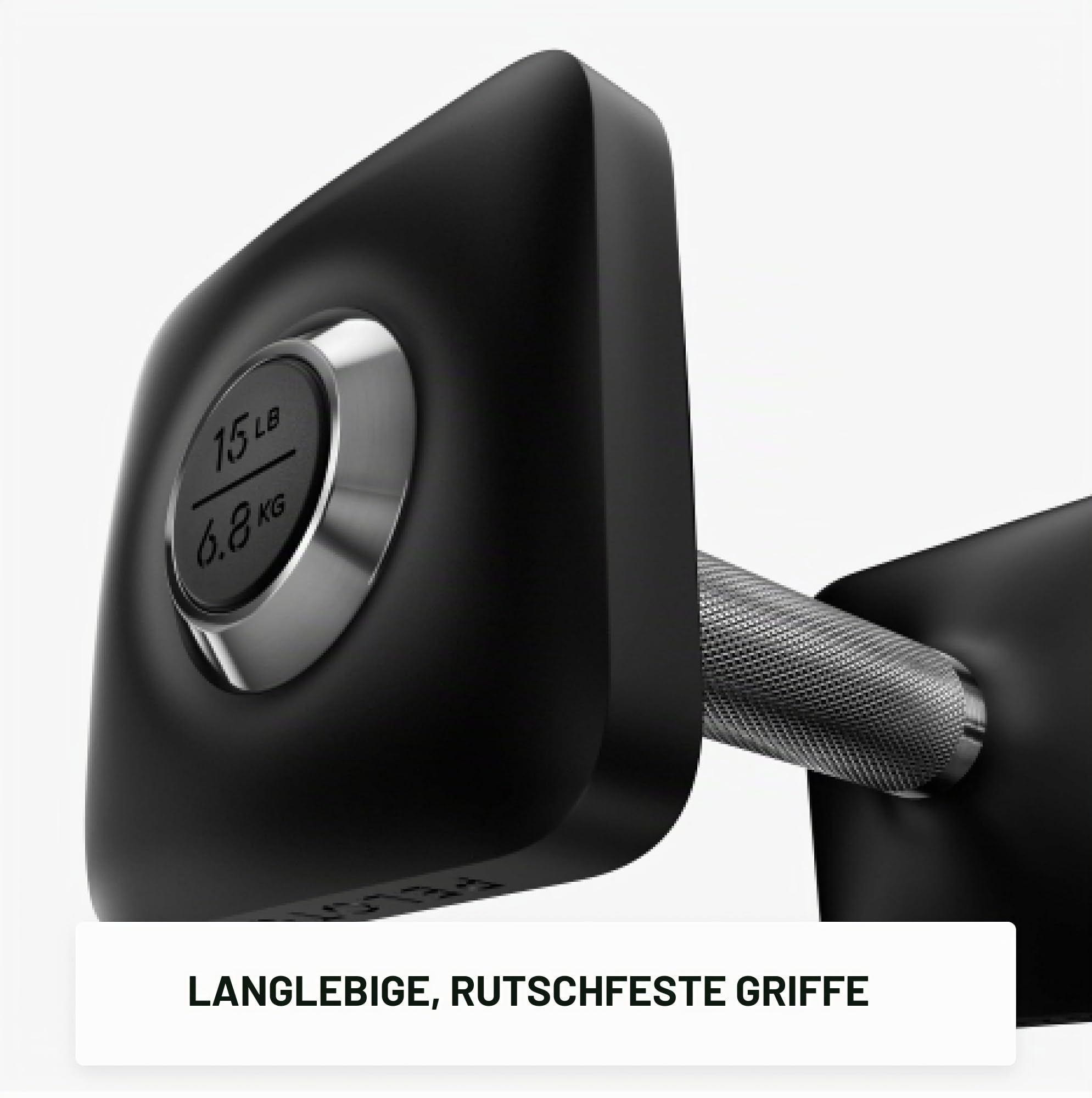 Peloton Hanteln, 2,3 kg-16,6 kg, 2er Set, für Männer und Frauen, ergonomischer und rutschfester Griff, Kurzhanteln, Krafttraining, Workout
