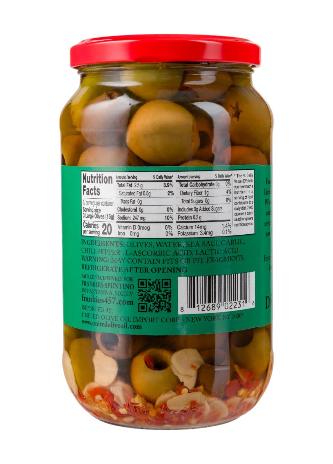 Amazon.com : Frankies 457 Pitted Mediterranean Mix Olives