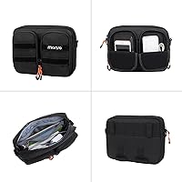 Vista 7 de MOSISO Bolsa universal para manillar de motocicleta, para horquilla delantera de motocicleta, bolsa portátil para herramientas de motocicleta, bolsa