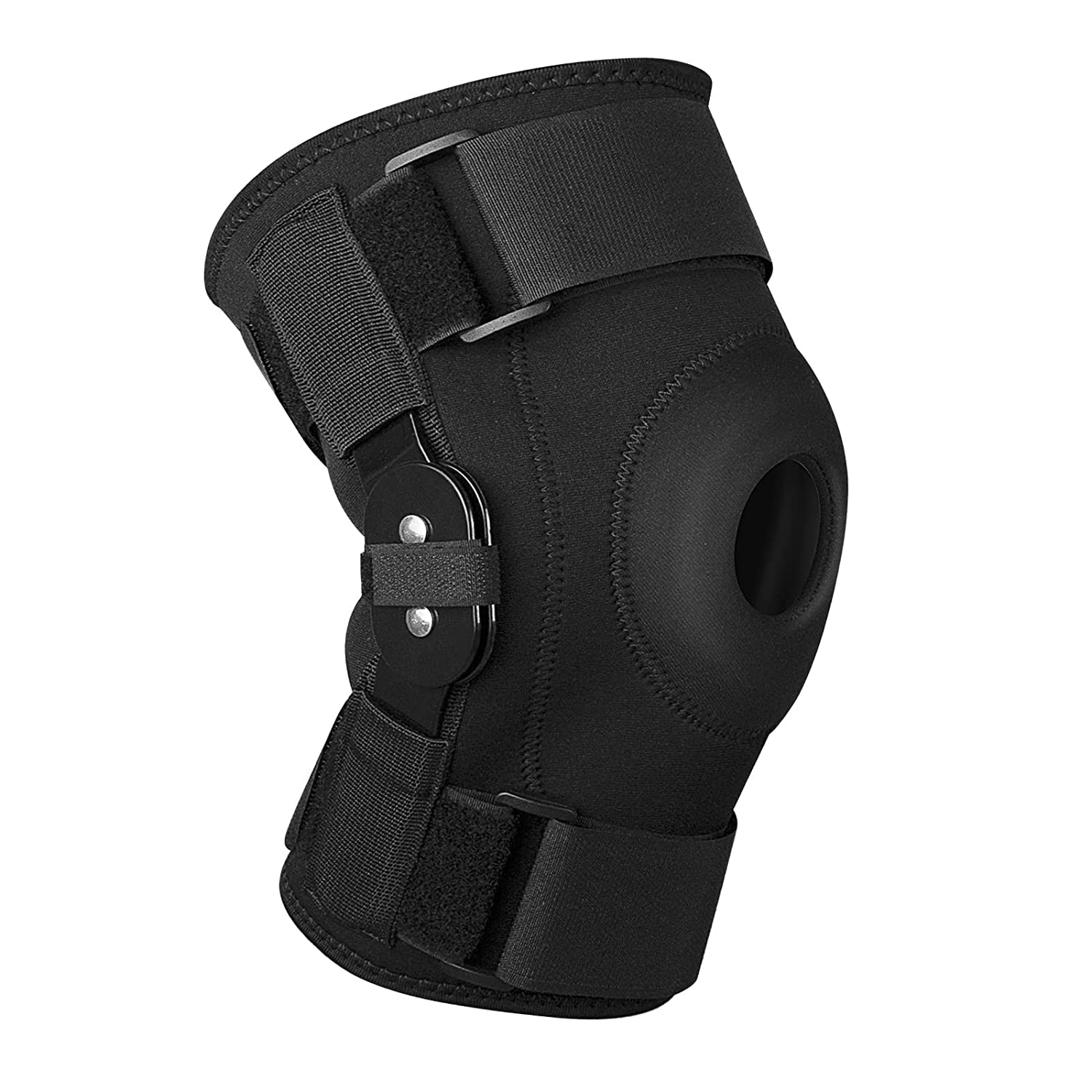 Hinged Knee Brace, Stable Support for the Knee, Decompression Knee Brace, Adjustable for Men and Women, Knee Support for Swollen ACL, Tendon, Ligament and Meniscus Injuries (X-Large)