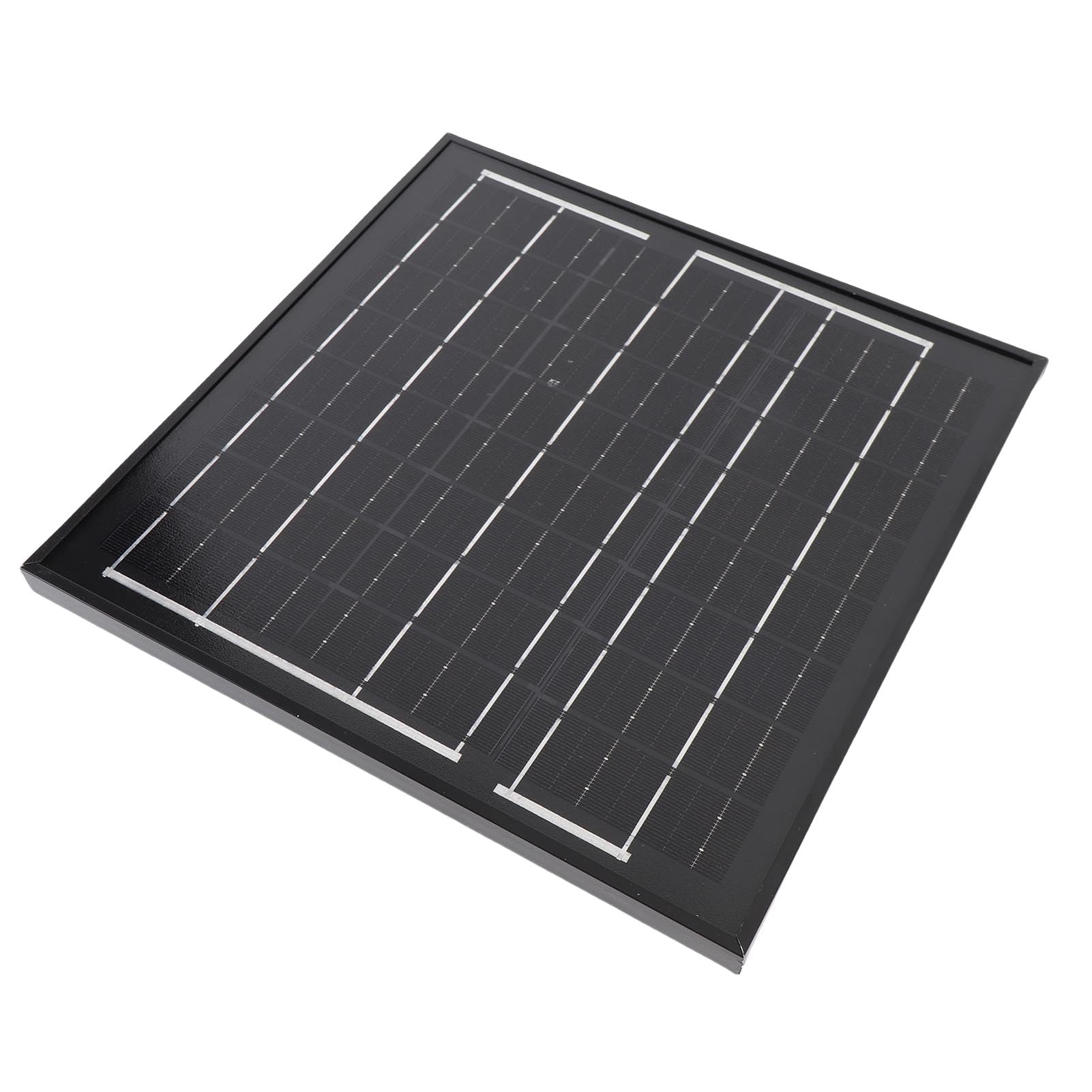 FTVOGUE Ventilatore Solare da Tetto 8W, Motore Brushless, di Scarico Ad Alta Efficienza Energetica, Ideale per Soffitte e Magazzini