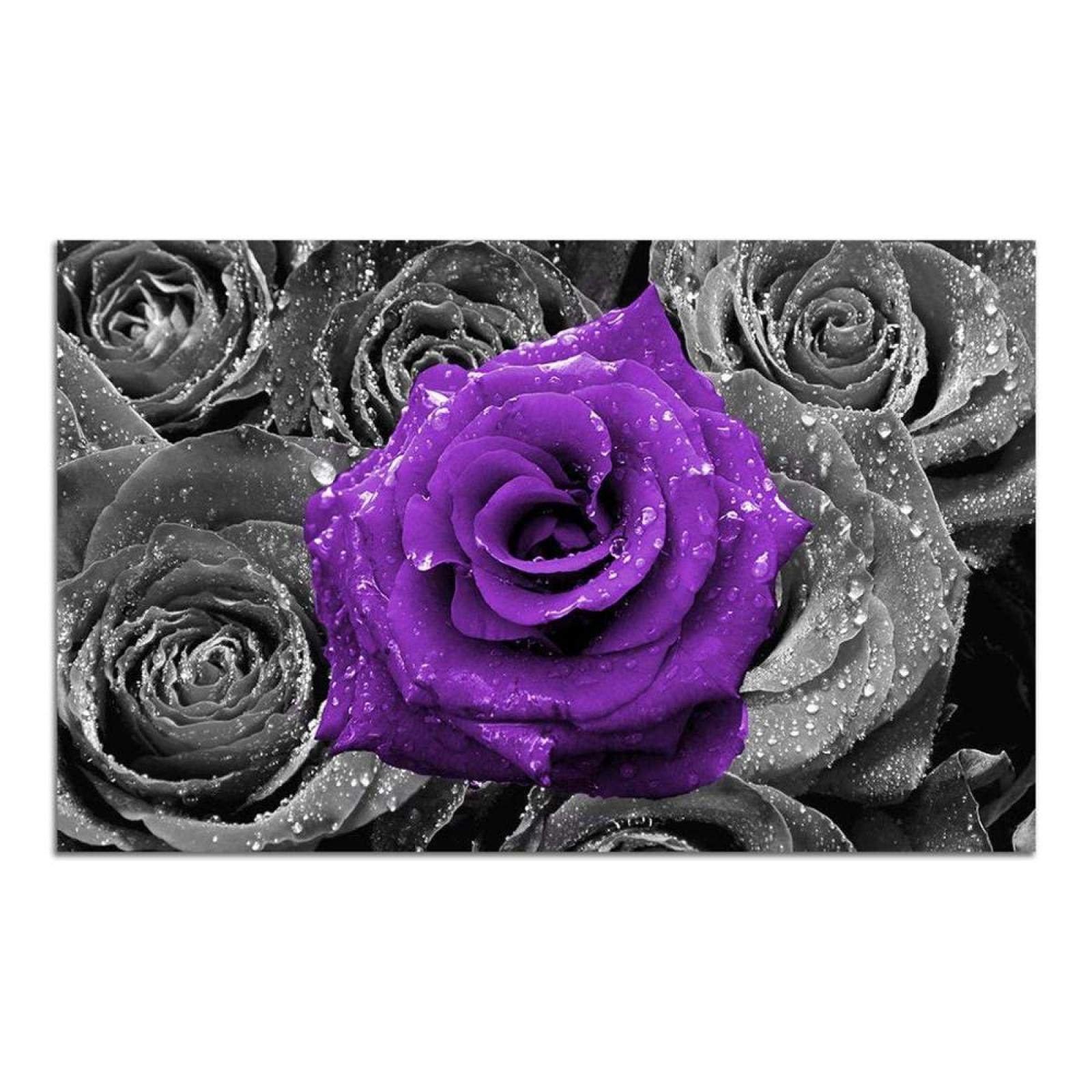 油絵 絵画【猫と紫の薔薇】 油絵 絵画【猫と紫の薔薇】 油絵 絵画【猫と紫の薔薇】