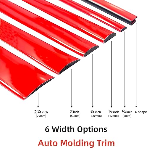 Miniatura 2 de Burlete decorativo para automóvil, auto autoadhesivo, exterior e interior, universal, parachoques para ventana, puerta, carrocería, a prueba de