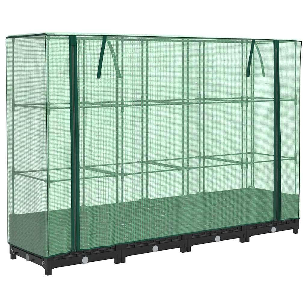 Podniesione łóżko z efektem rattanu, 160 x 40 x 123 cm, czarne