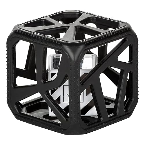 Miniatura 1 de Malarkey Kids Juguetes de dentición de silicona, cubo para masticar, cubo de actividades para bebés recién nacidos, juguetes sonajero, mordedor de