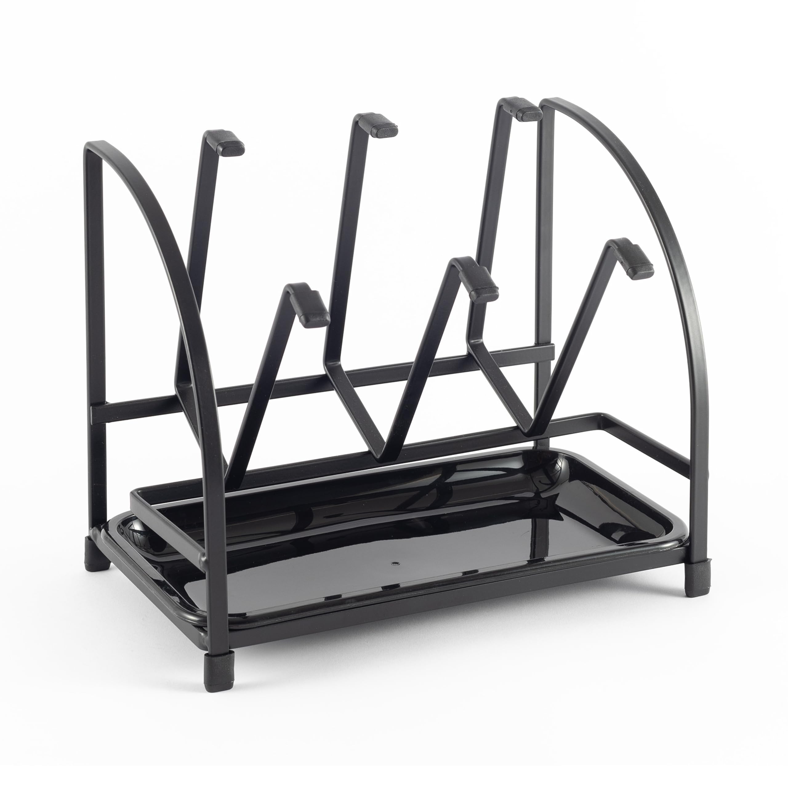 Bottle Holder - Universal Dryer Rack for Bottles, Drinking and Baby Bottles - Metal Drying Rack in Black (Bottle Holder)