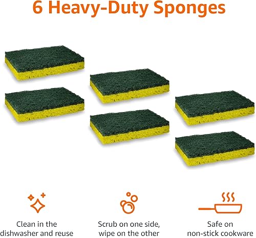 Miniatura 7 de Tienda Basics Esponjas antiarañazos paquete de 6