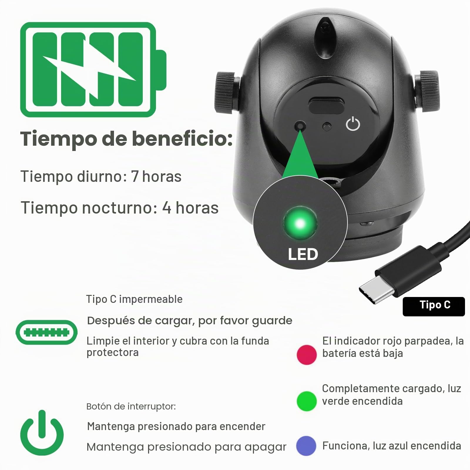 WiFi magnético enganche inalámbrico visión nocturna cámara de visión trasera, batería recargable, adecuado para iphone android, fácil de montar cuello de cisne barco viaje percha RV