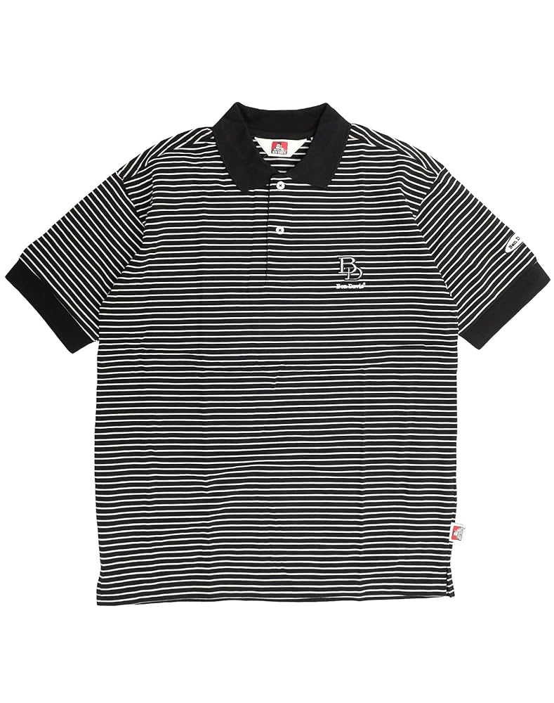 ムータマリン BORDER SLEEVE ポロシャツ ワッペン ネイビー XL ムータマリン BORDER SLEEVE ポロシャツ ワッペン ネイビー XL