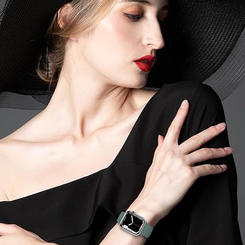 Miniatura 6 de Paquete de 6 correas compatibles con Apple Watch de 1.496 in 1.575 in 1.614 in 1.654 in 1.732 in 1.772 in 1.929 in, correas deportivas de silicona