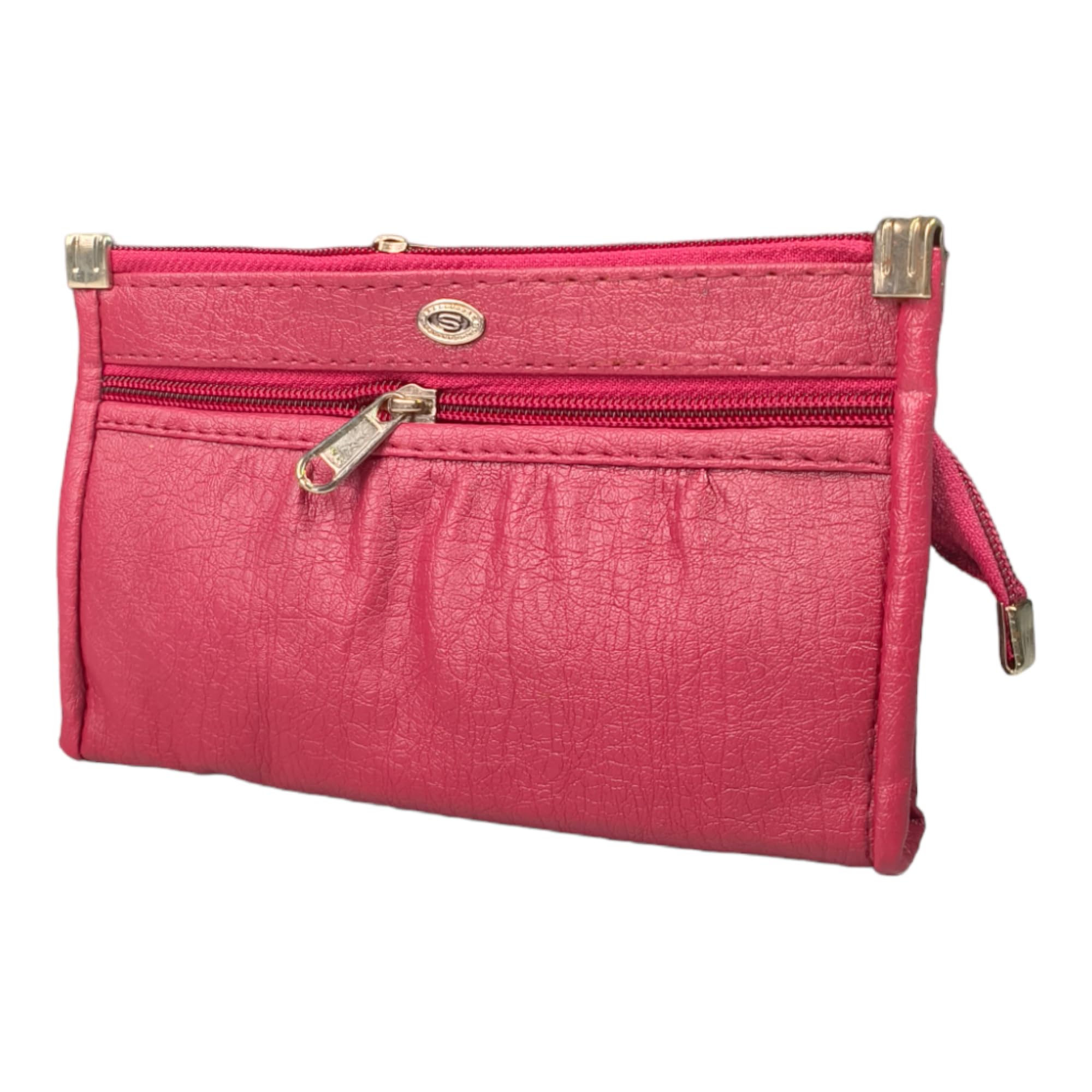 Shireen Womens Solid Finish Hand Clutch Purse For Daily Use (5 Pockets) | Ladies Wallet Mobile Compartment (Maroon) (B0CHXC7XK2) Amazon Price History, Amazon Price Tracker