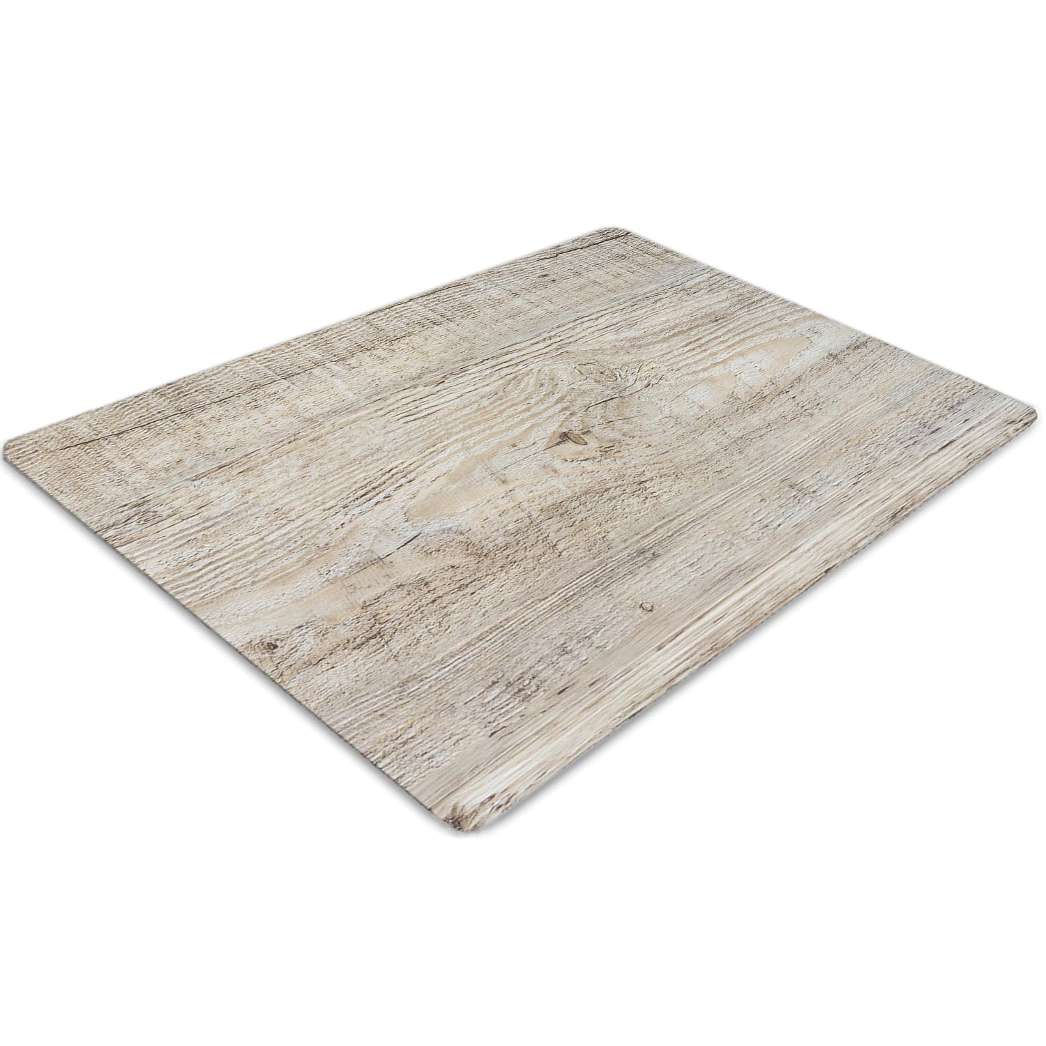 Tapis de chaise antidérapant et imperméable en PVC rectangulaire