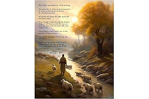 Personalized Psalm 23 Wall Art: The Lord's Guidance and Protection