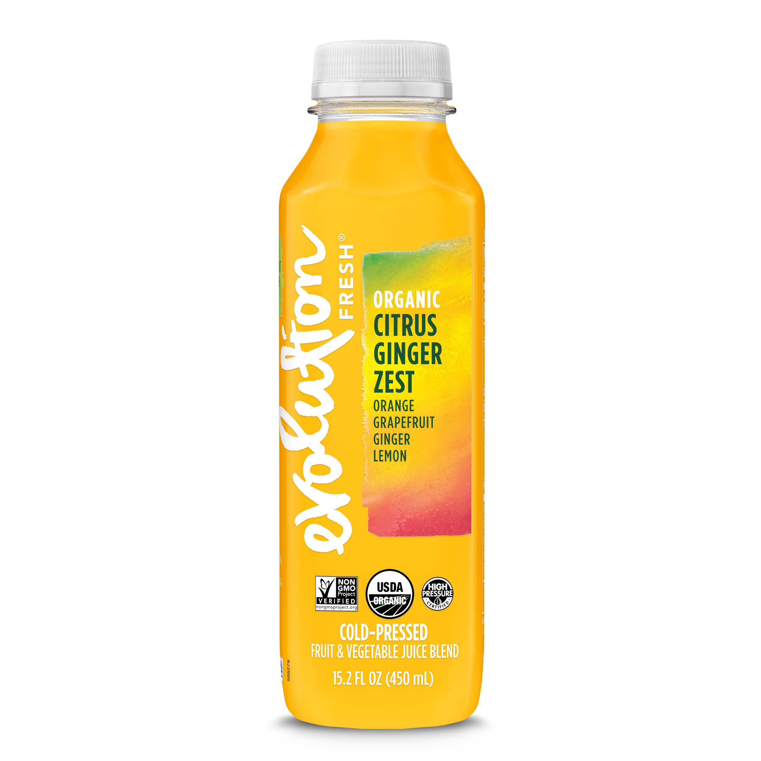 Evolution Fresh, Organic Citrus Ginger Juice, 15.2 Ounce