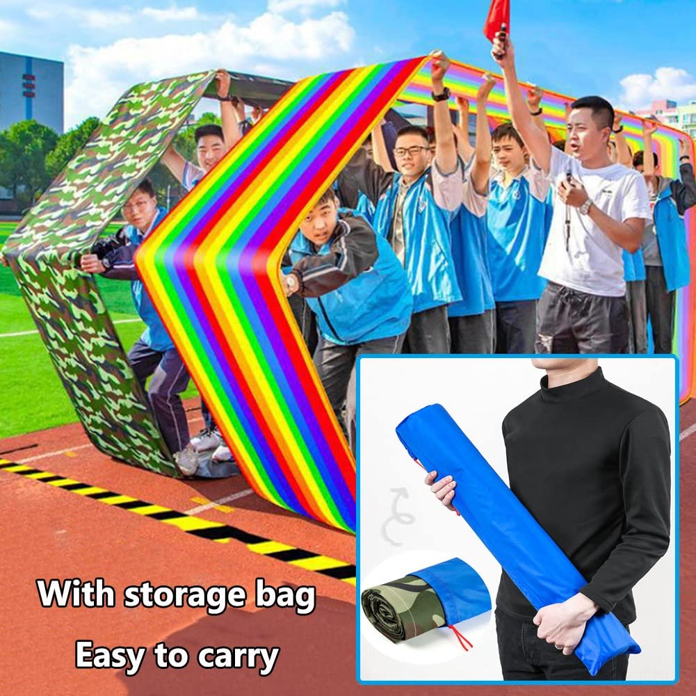 juegos de trabajo en equipo. IEOWY - Juego de trabajo en equipo for adultos y niños, tapete for correr, equipo de actividades for clubes escolares y de empresa, fácil de transportar(Adult 8M//26FT)