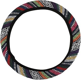 SUPVOX 1Pc Acessórios De Capa De Volante Para Homens Peças De Automóvel Acessórios Enfeitados Envoltório De Volante De Carro Envoltório De Volante Acessórios De Volante Capas De Volante