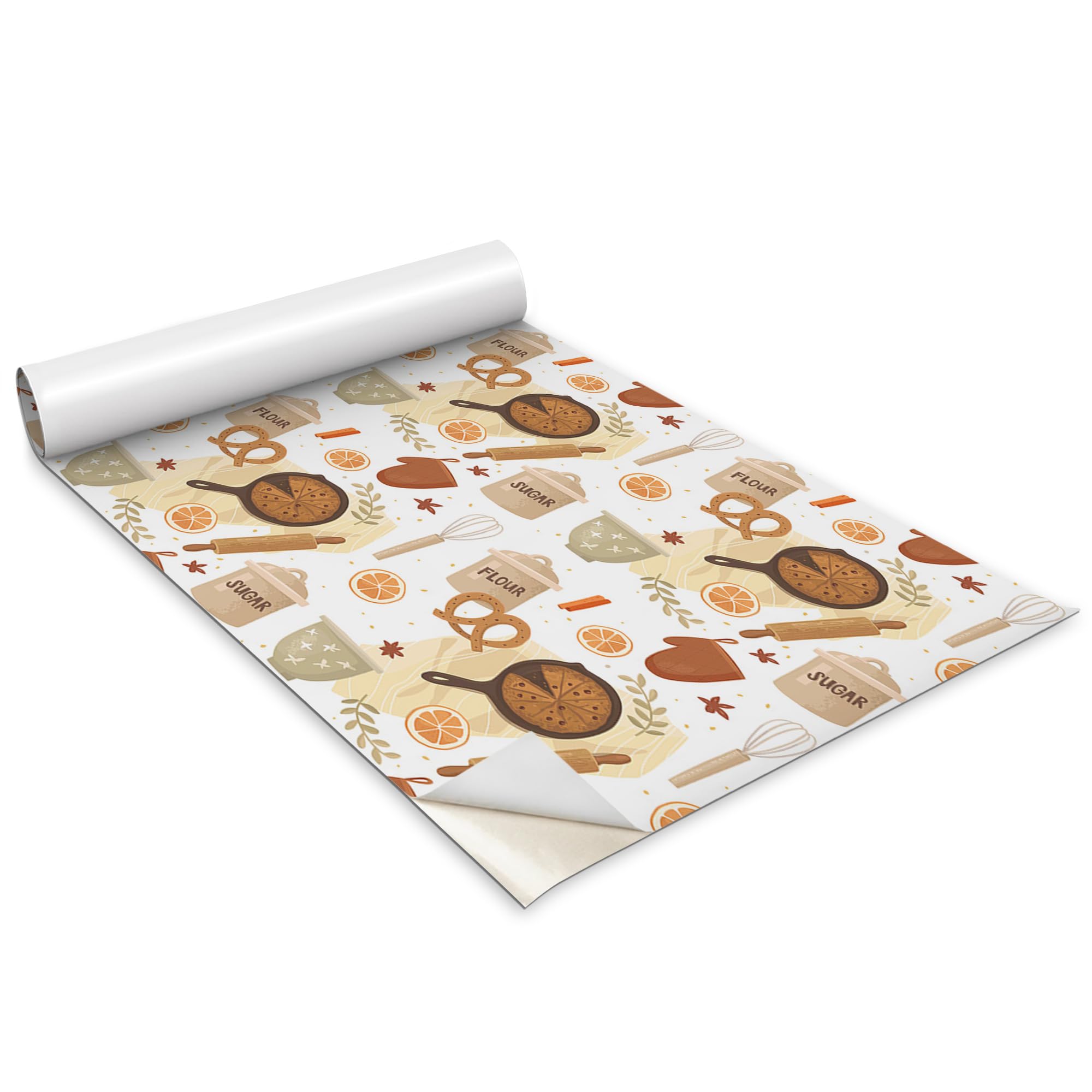 Sticker Adhesif Autocollant 100x50 cm Papier Peint Rouleau pour Meuble Cuisine
