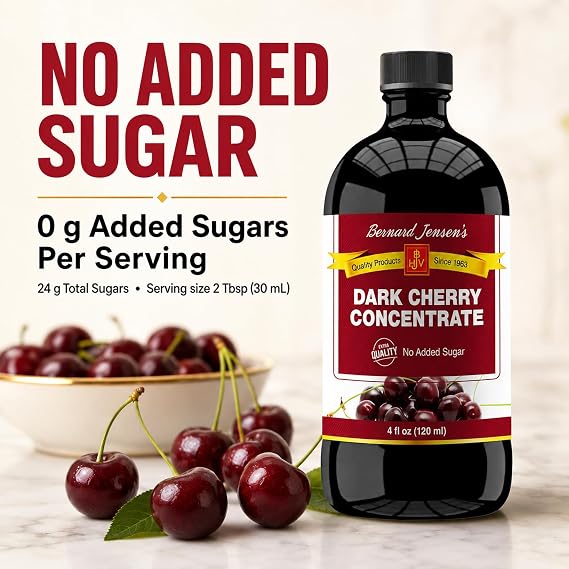 Bernard Jensen's Black Dark Cherry Juice Concentrate - 4 fl. oz bottle