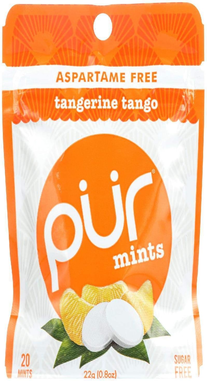 PURE Mints Gum Mint Tangerine Tango, 0.77 oz (93316)