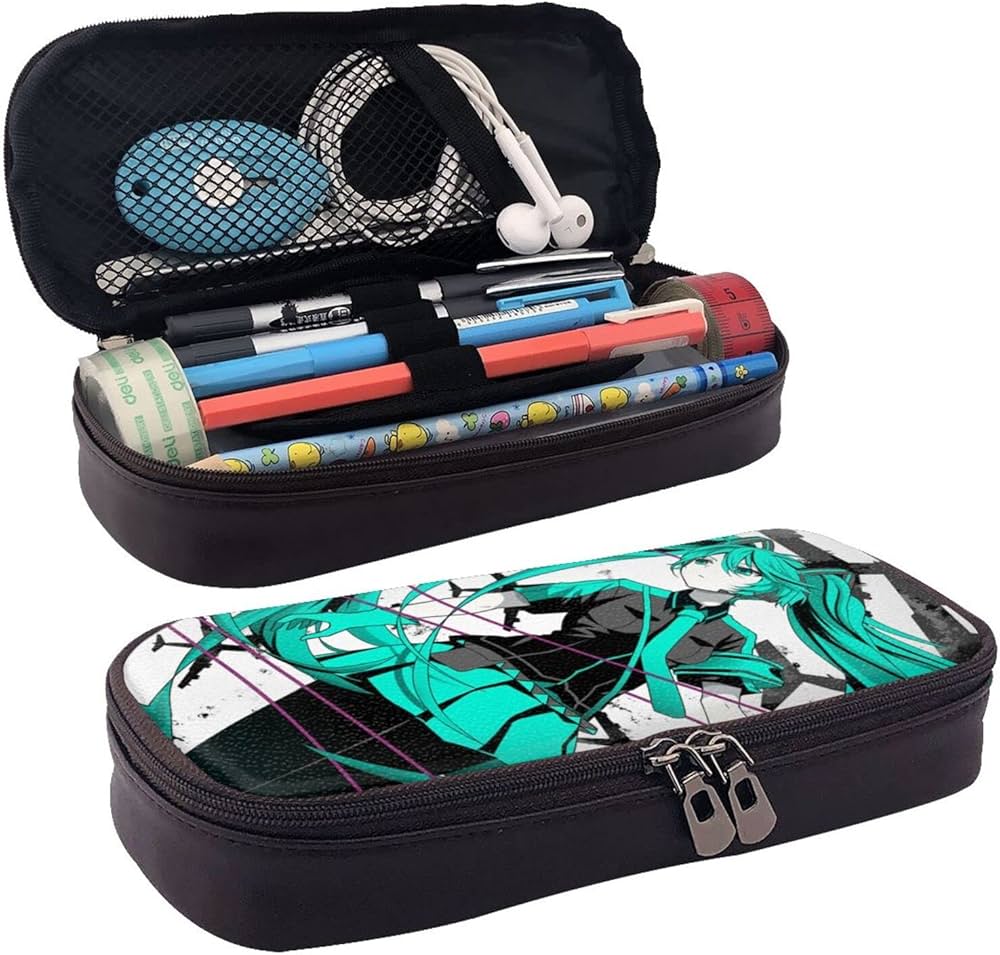 Amazon | 初音ミク ペンケース 大容量 おしゃれ 筆箱 多機能 男の子