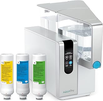 AquaTru Classic Countertop Water Filtration Purification System for PFAS & Other Contaminants with Exclusive Ultra Reverse Osmosis Technology (No Installation Required) | BPA Free (AquaTru Classic)