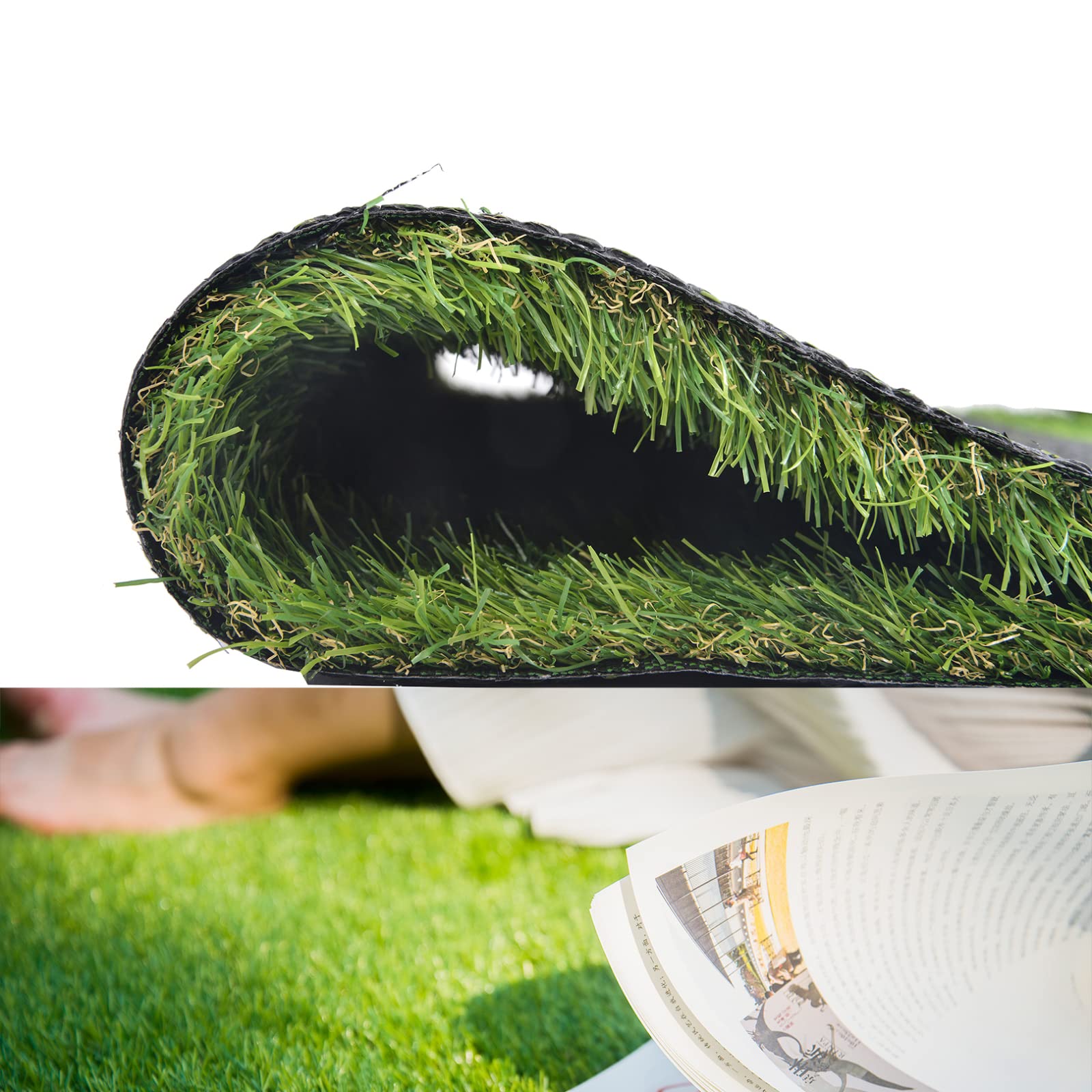 超人気 人工芝 ロール 1mx5m 芝丈20mm ピン12本つき 33万本