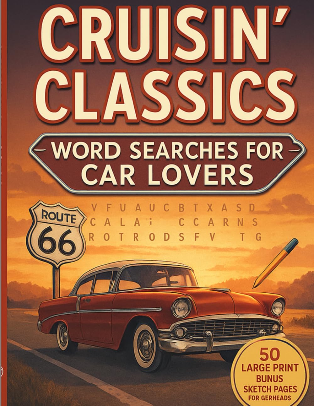 Cruisin’ Classics: Word Searches for Car Lovers