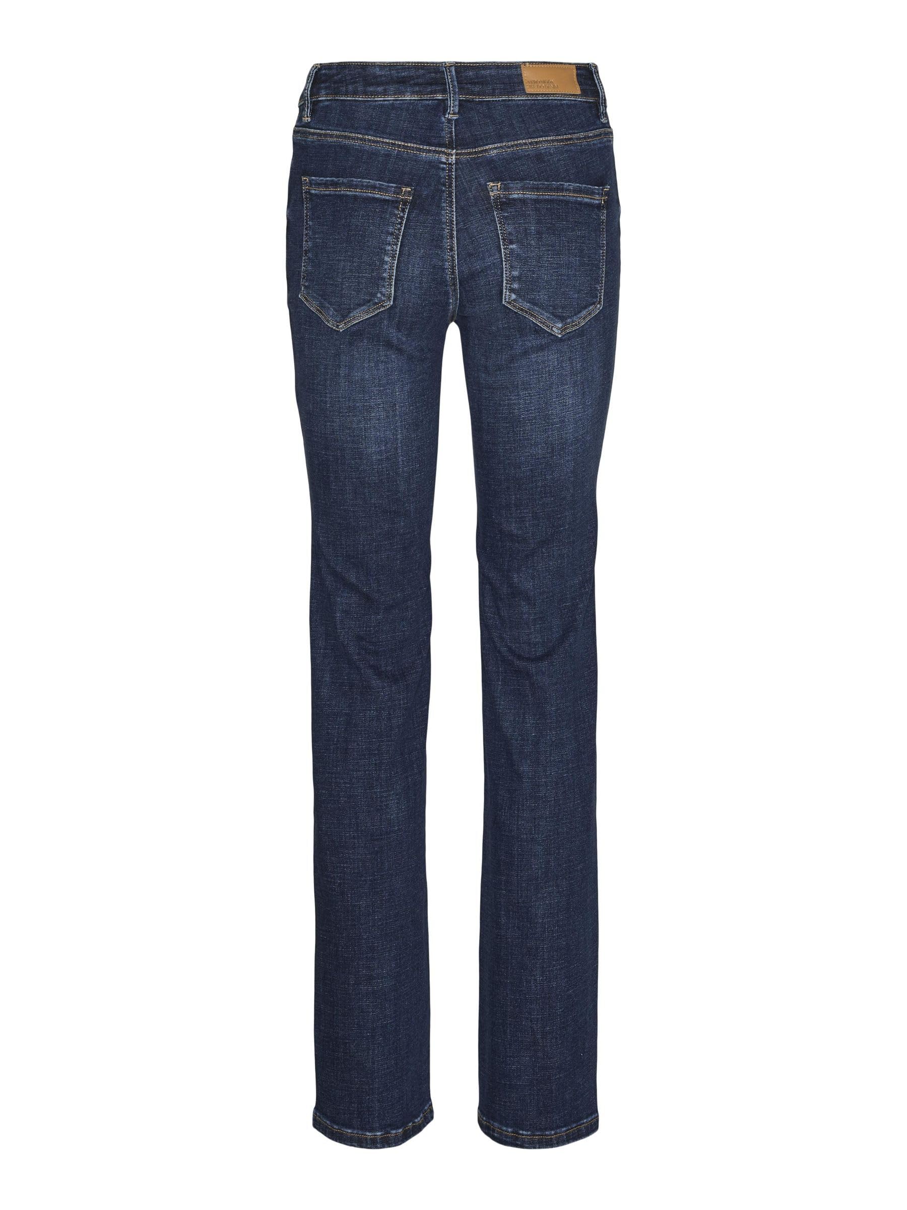Vero Moda Vmflash Mr Straight Jeans Li347 GA Noos - Pantalon - Pantalon - Femme