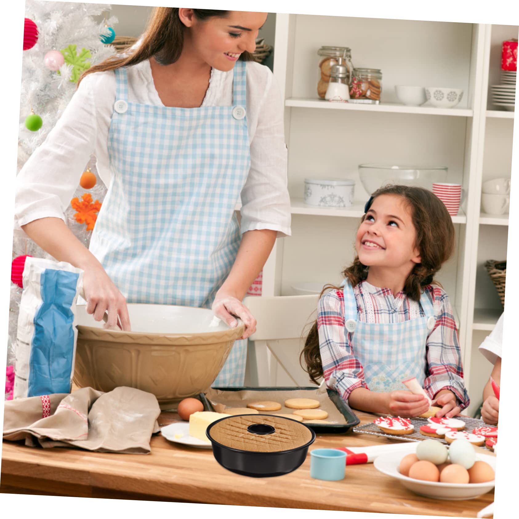 Zerodeko Lot De 3 Moules À Gâteaux Antiadhésifs En Alliage Daluminium Pour Pâtisserie En Mousseline