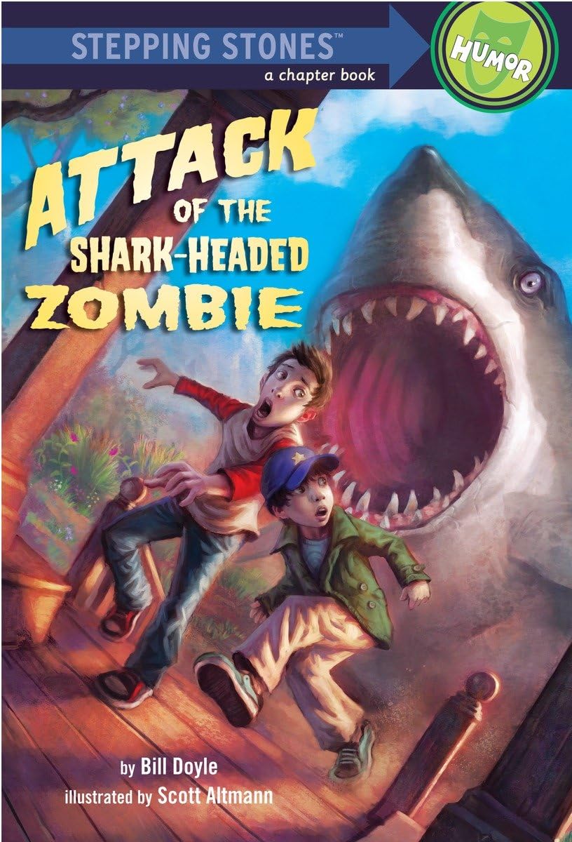 Attack of the Shark-Headed Zombie (A Stepping Stone Book)