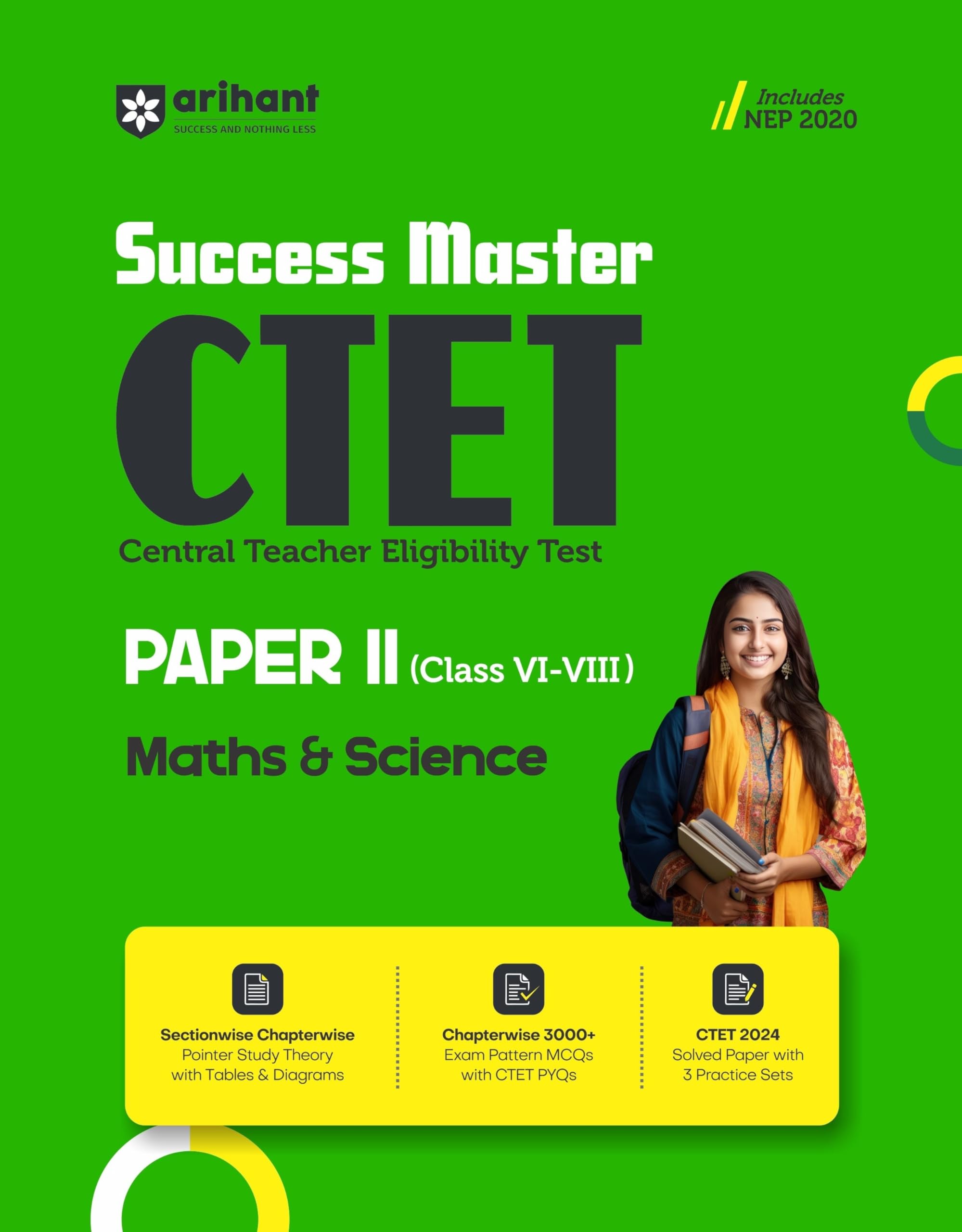 (Old Edition) CTET Success Master Mathematics & Science Paper 2 Class 6 to 8 Paperback – 6 June 2023