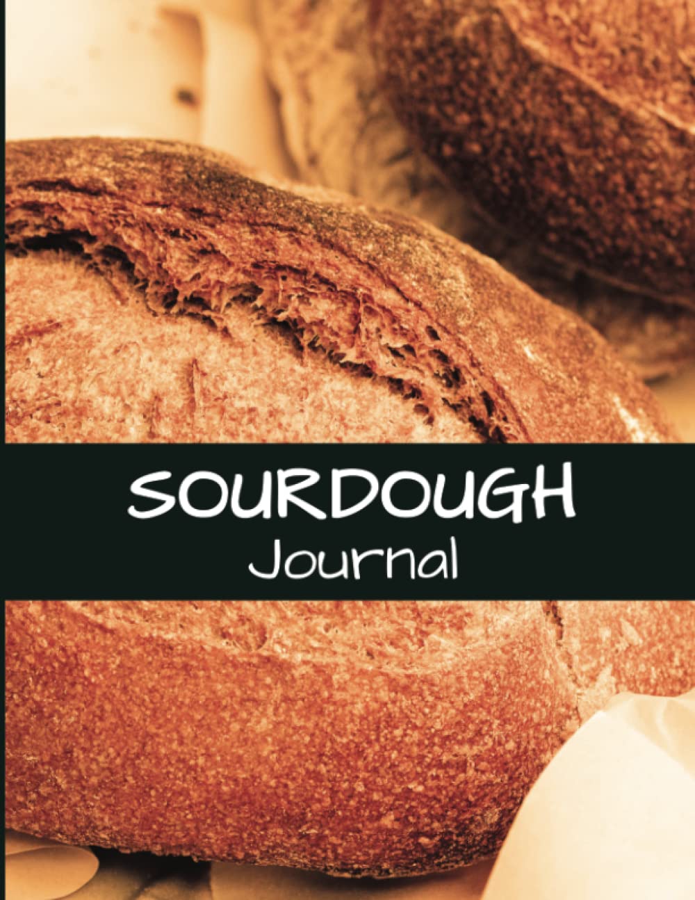 Retrogama Sourdough Journal - Small Size Bread Baking Diary & Artisan Tartine Bread Cookbook Log for 100 Loaves: Baking Supplies for Artisan Bakers, ... Breadmakers & Beginners, Large Size 8.5X11